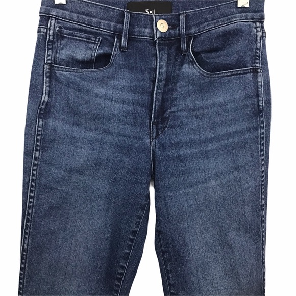 3X1 NYC Straight Leg Ankle Stretch Lex Wash Jeans - Picture 3 of 11